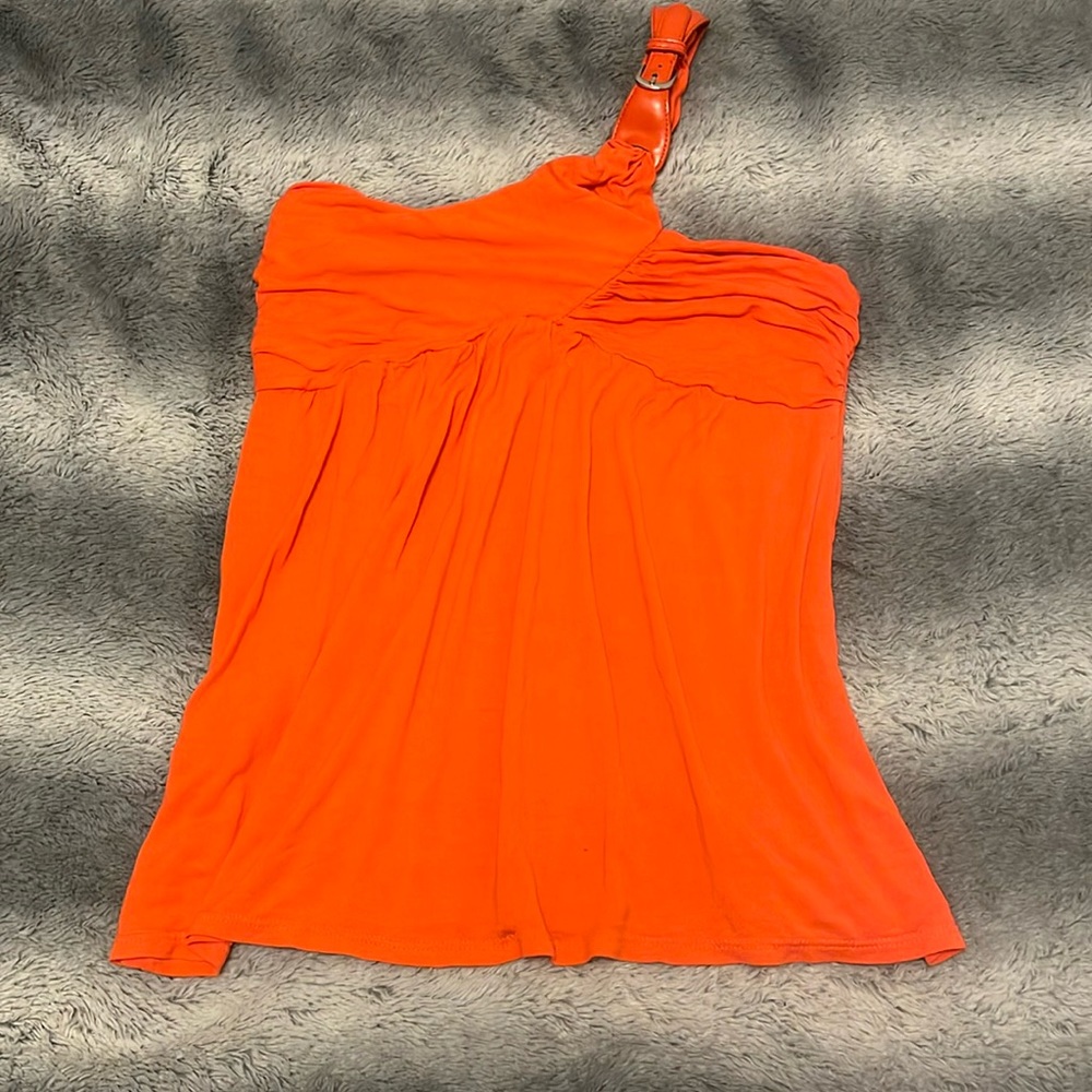 Orange Wet seal halter top